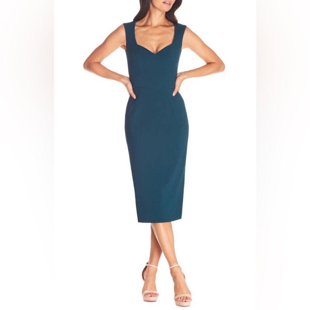 Dress the Population Deep Blue Midi Dress